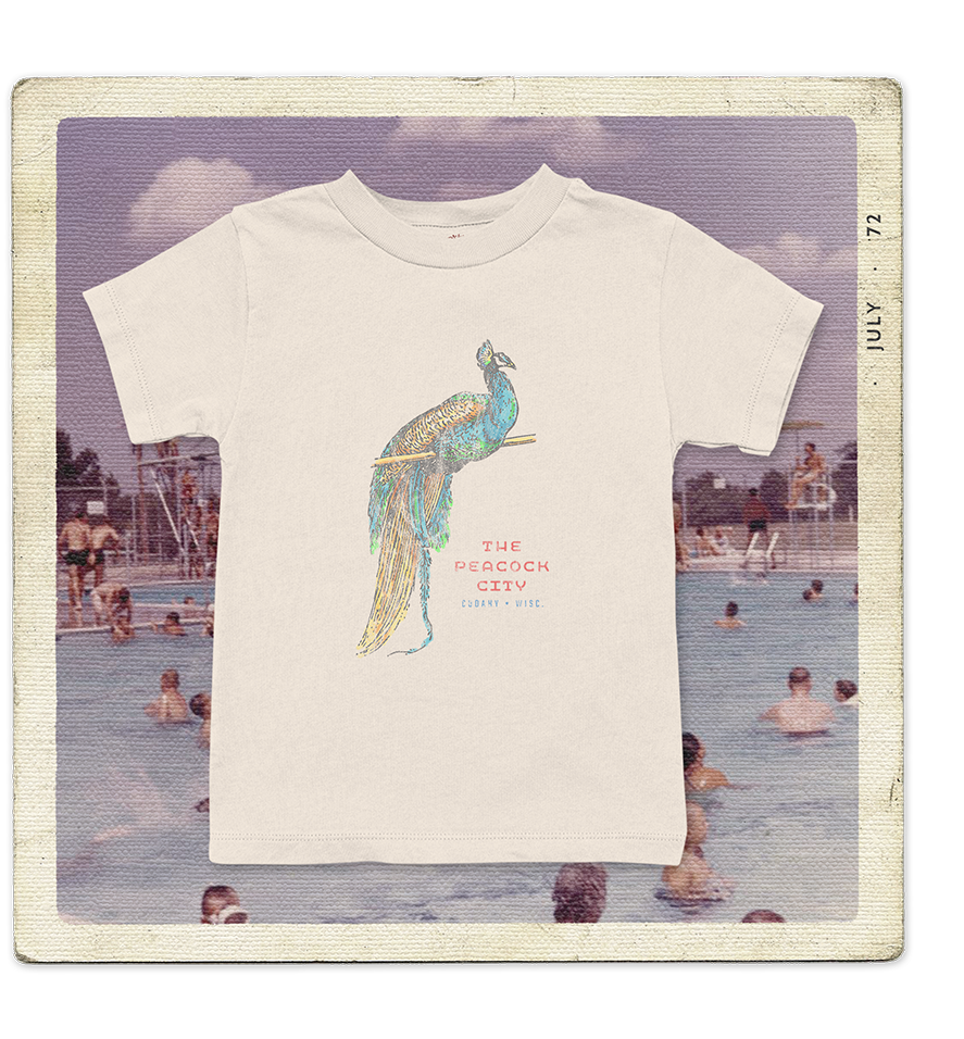 The Peacock City, Cudahy, WISC Toddler Tee