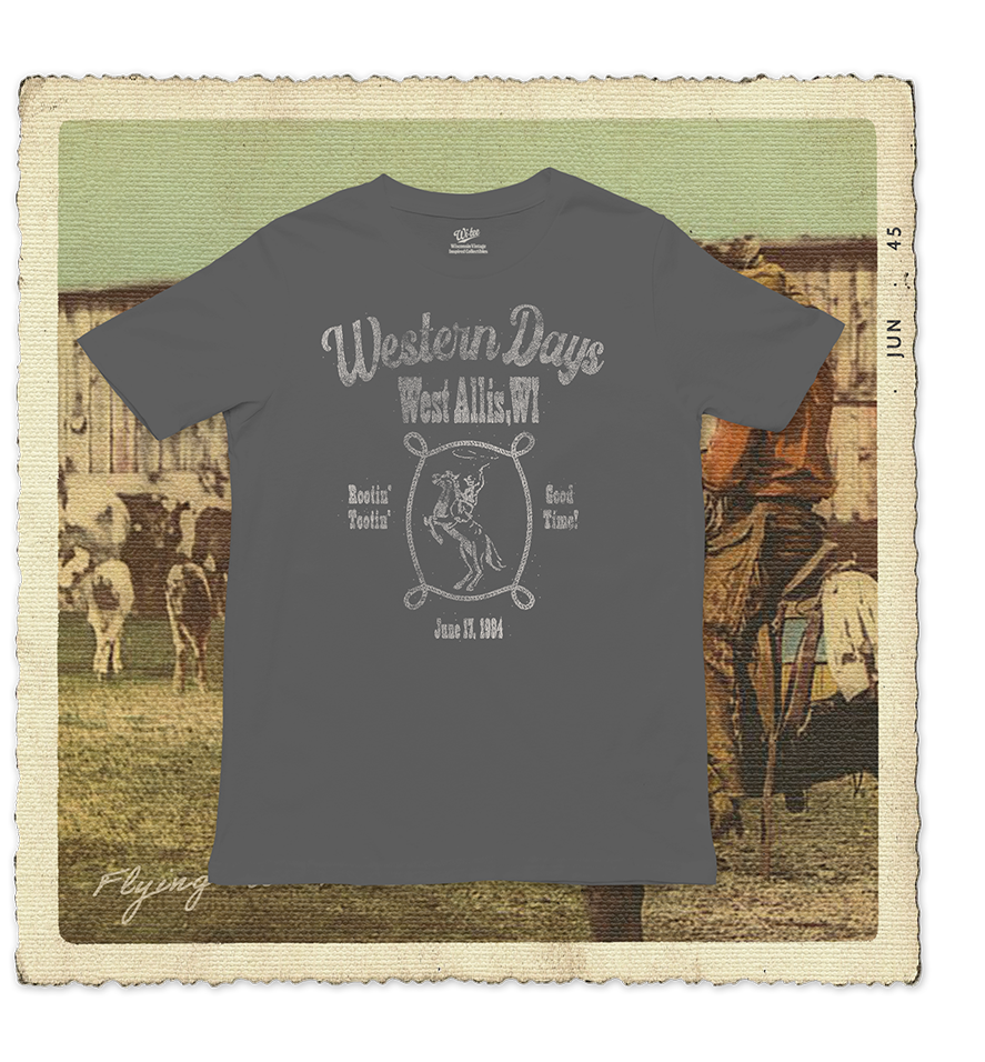 West Allis Western Days 1984 Adult Tee