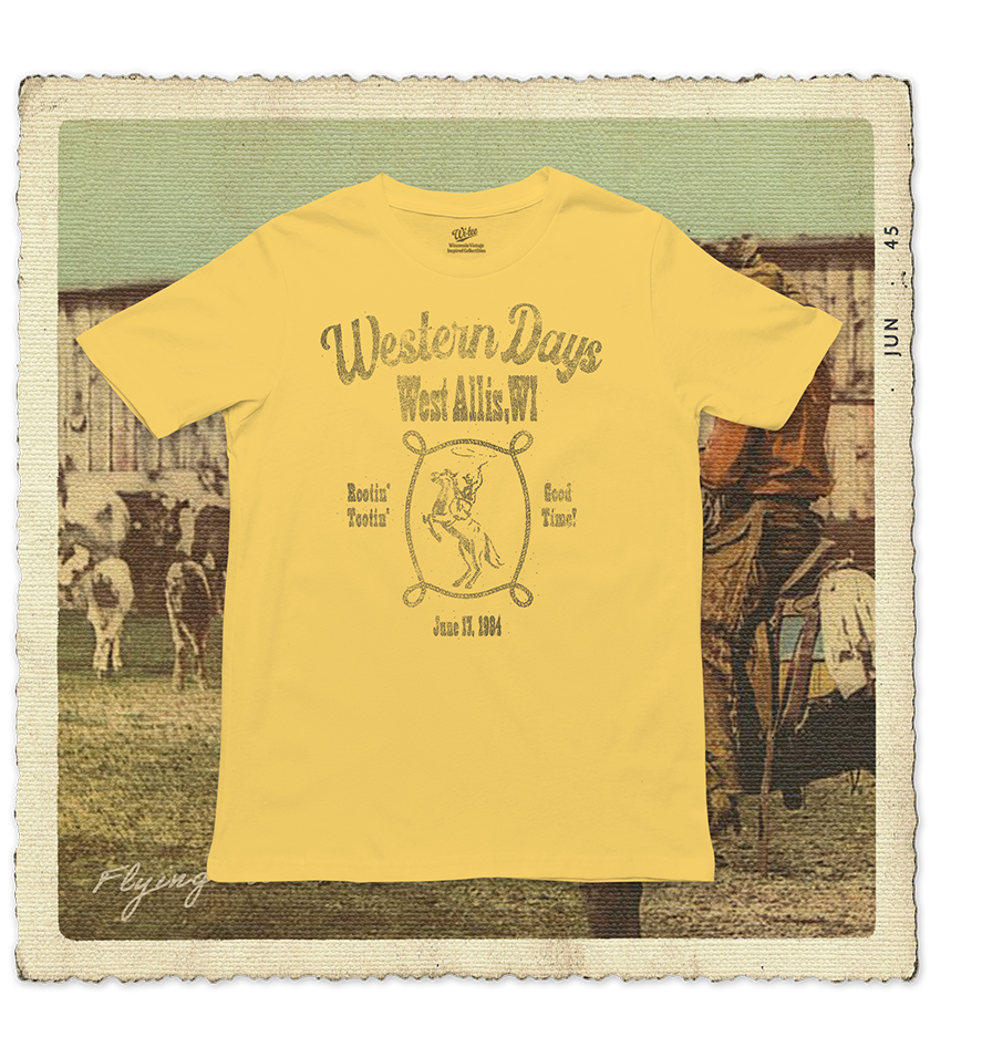 West Allis Western Days 1984 Adult Tee