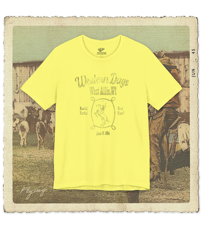 West Allis Western Days 1984 Adult Tee