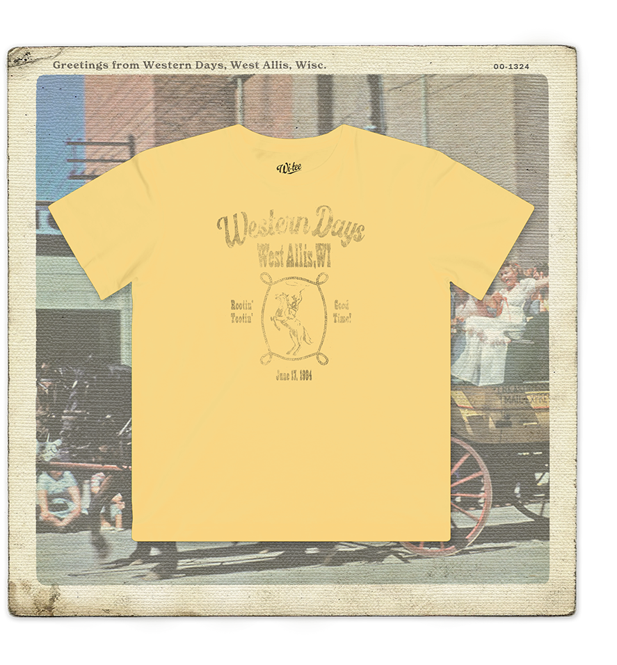 West Allis Western Days 1984 Youth Tee