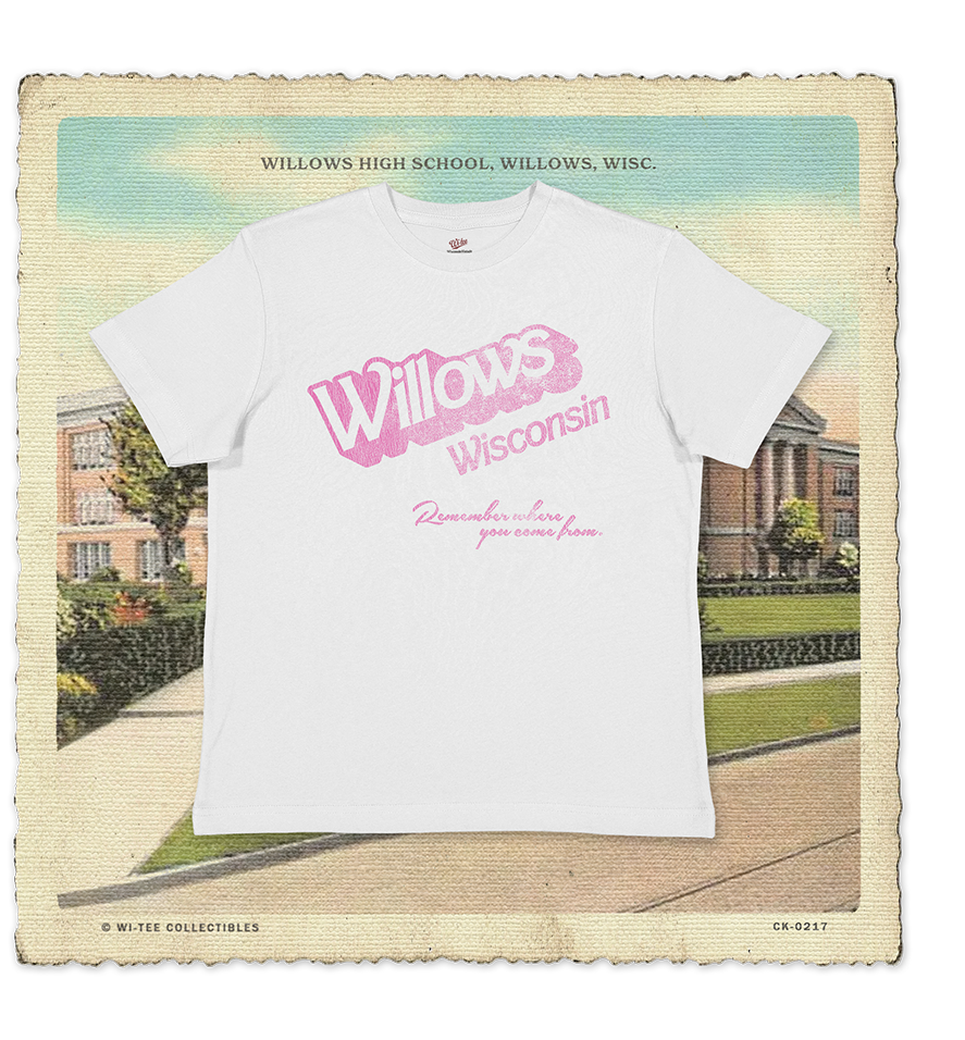 Willows, Wisconsin, Remember Where you Come from Youth Tee