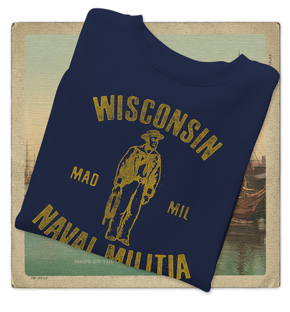 Wisconsin Naval Militia 1939 Adult Crewneck Sweatshirt