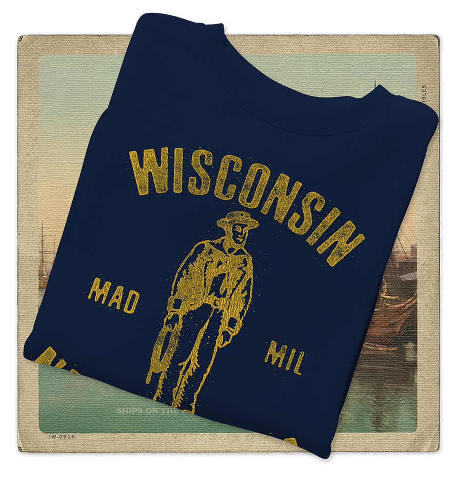Wisconsin Naval Militia 1939 Adult Crewneck Sweatshirt
