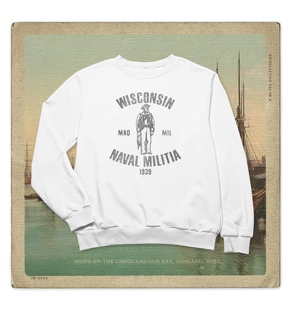 Wisconsin Naval Militia 1939 Adult Crewneck Sweatshirt