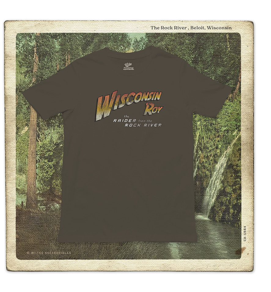 Wisconsin Roy, The Raider from the Rock River Adult Tee