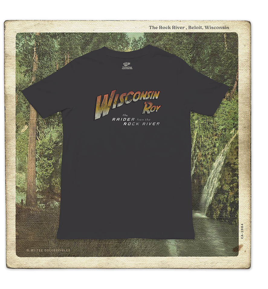 Wisconsin Roy, The Raider from the Rock River Adult Tee