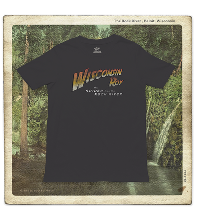 Wisconsin Roy, The Raider from the Rock River Adult Tee