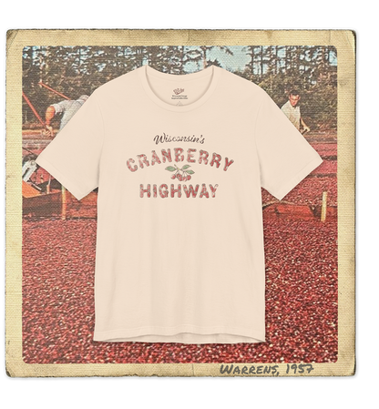 Wisconsin's Cranberry Highway Adult Tee