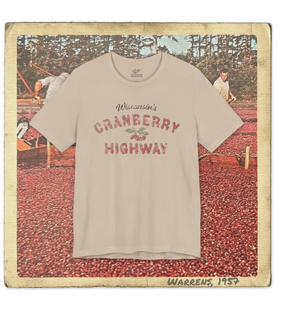Wisconsin's Cranberry Highway Adult Tee