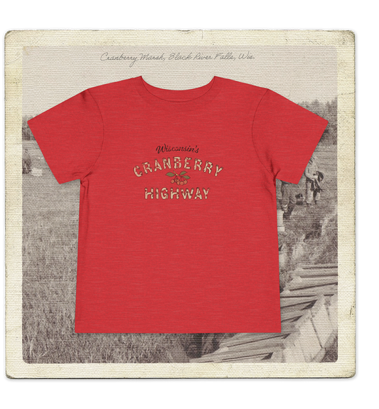 Wisconsin's Cranberry Highway Toddler Tee